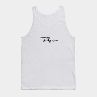 mango sticky rice - black Tank Top